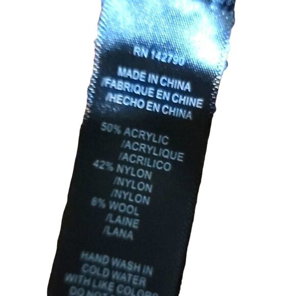 NWT MaxSport Black Multicolor Duster Cardigan Sweater Sz Medium - Picture 6 of 9